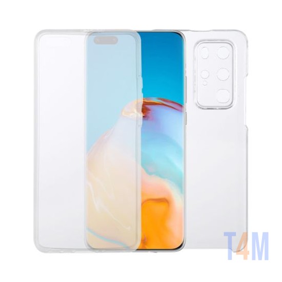 Funda de Silicona 360º para Huawei P40 Pro Transparente